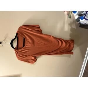 SHEIN Orange Short Sleeve Dress Size L